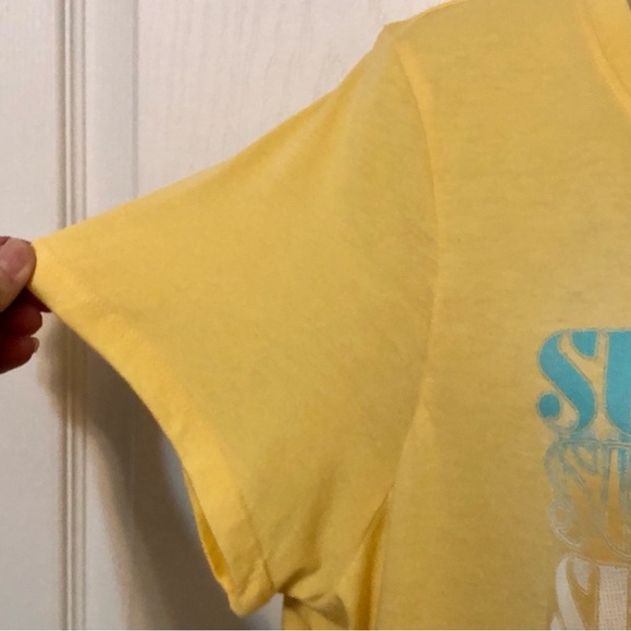 TORRID SUNKISSED Yellow Graphic Tee with Sunkissed Print WOMEN PLUS SIZE 2X NWOT - Picture 5 of 10